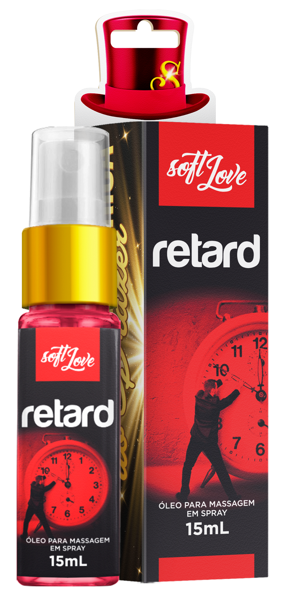 Retard Gel Spray 15ml para Prolongamento e Controle da Ejaculação