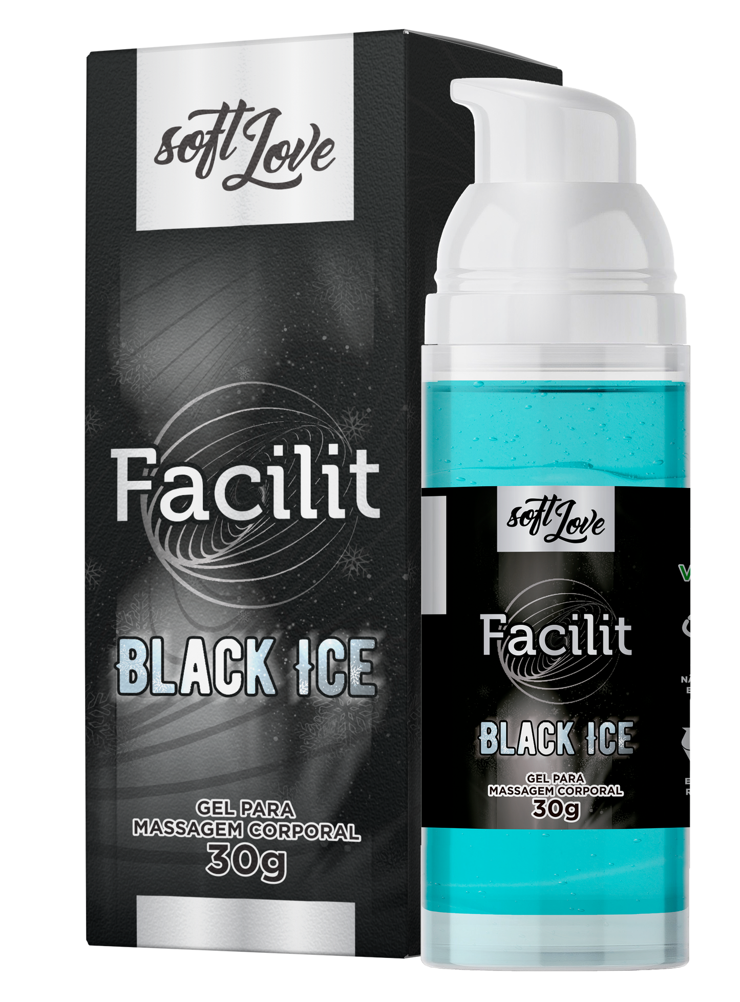 Facilit Black Ice Gel Lubrificante Intenso 30g