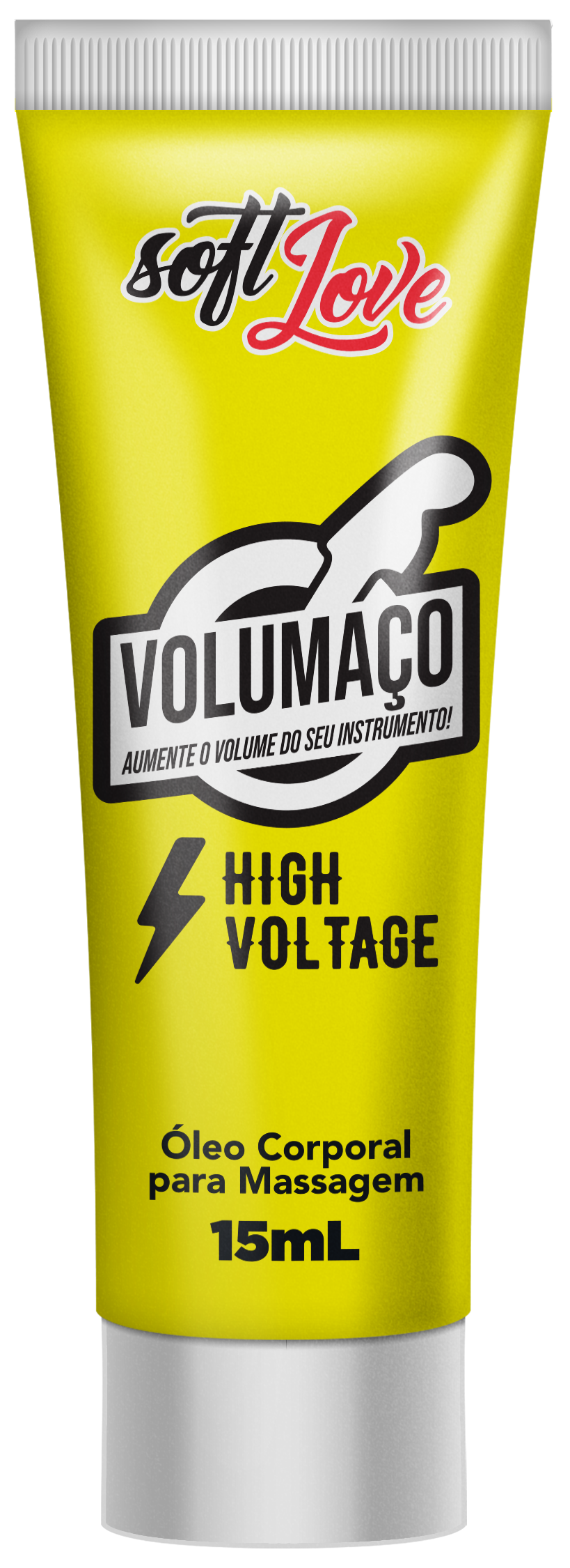 Volumaço High Voltage Gel 15ml - Gel Excitante Masculino para Aumento de Ereção e Prazer