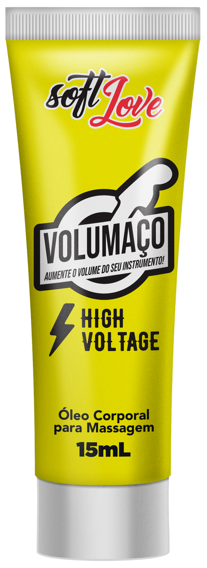 Volumaço High Voltage Gel 15ml - Gel Excitante Masculino para Aumento de Ereção e Prazer