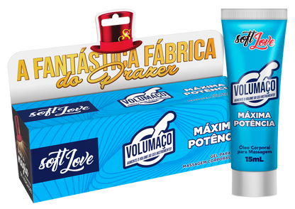 Volumaço Máxima Potência Gel 15ml - Excitante Masculino para Aumento de Ereção e Desempenho Sexual