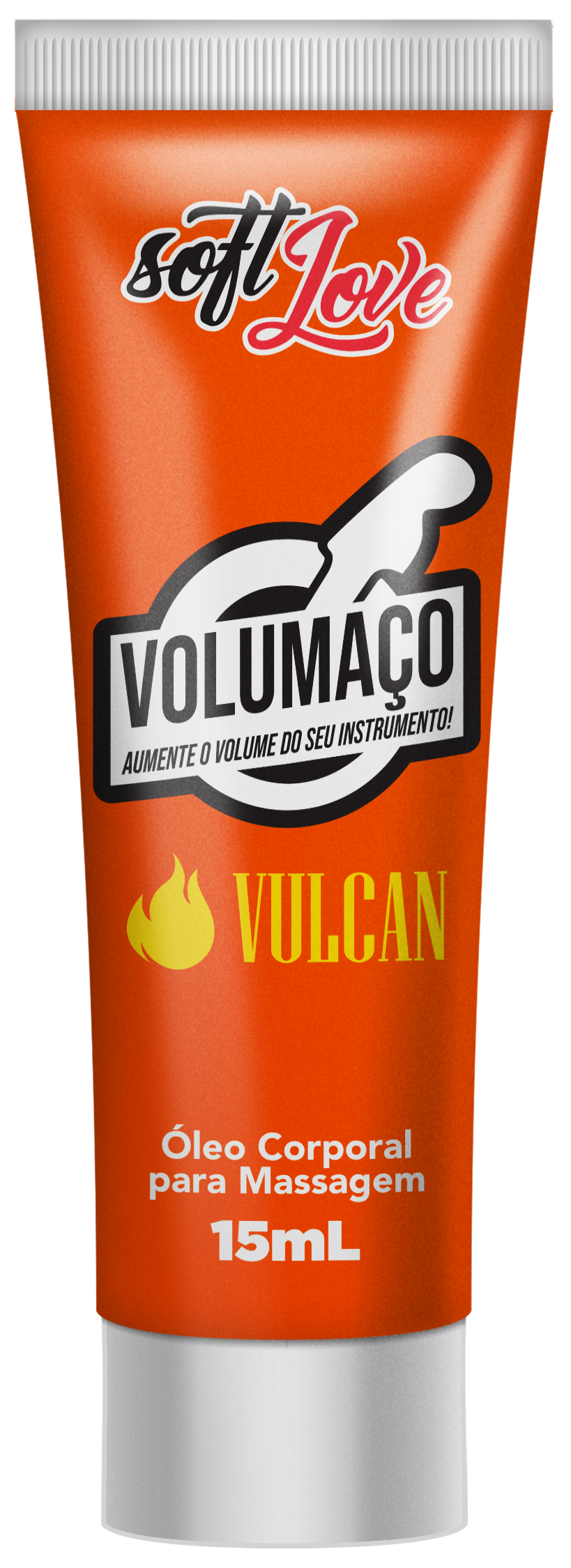 Volumaço Vulcan Gel 15ml - Excitante Masculino para Aumento de Ereção e Desempenho Sexual