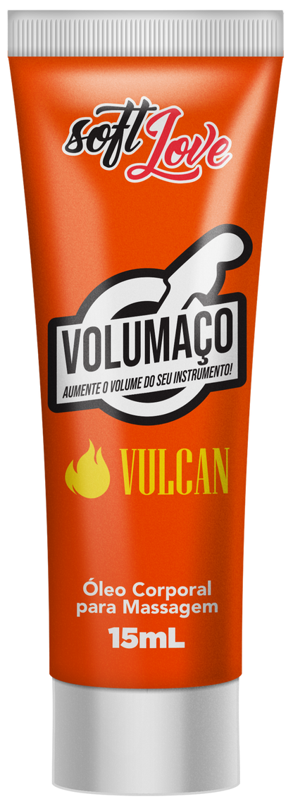 Volumaço Vulcan Gel 15ml - Excitante Masculino para Aumento de Ereção e Desempenho Sexual