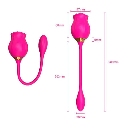 Rosa Vibrador com Pulsação para Clitóris e Ponto G Snak - SI