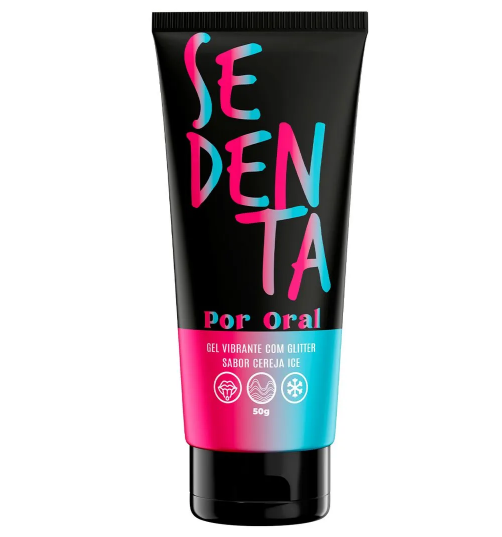 Gel Comestível com Glitter Sedenta Por Oral 50g - Pepper Blend