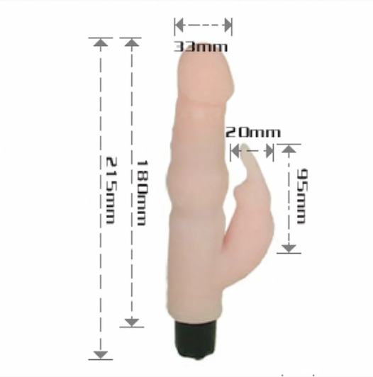 Vibrador Duplo Motor Naugtty Bunny