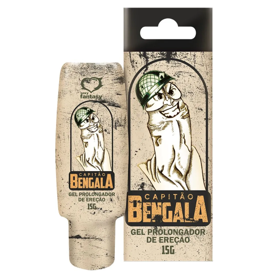 Gel Prolongador de Ereção Capitão Bengala 15g - Sexy Fantasy