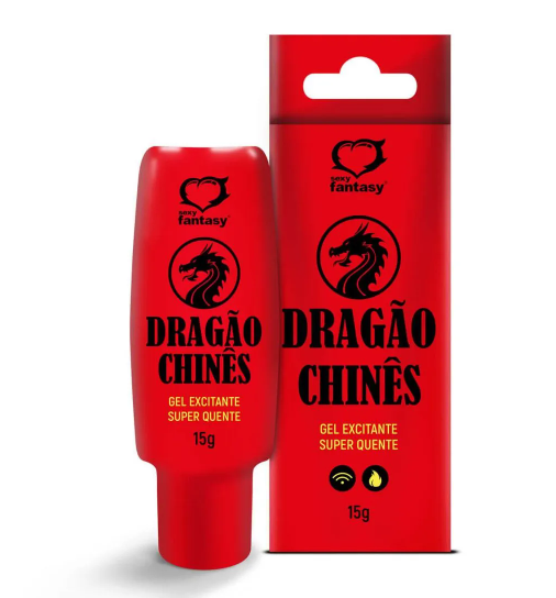 Gel Excitante Super Quente Dragão Chinês 15g Sexy Fantasy