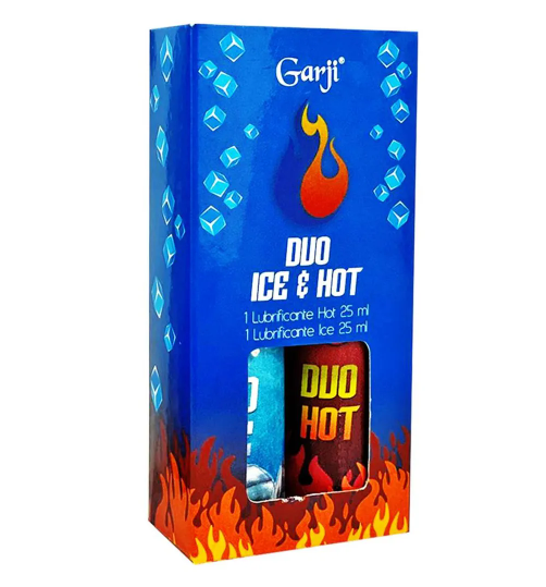 Gel Lubrificante Esquenta e Esfria Duo Hot e Ice 25ml - Garji