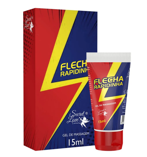 Gel Lubrificante Íntimo Flecha Rapidinha Refrescante Aroma de Melancia 15ml - Secret Love