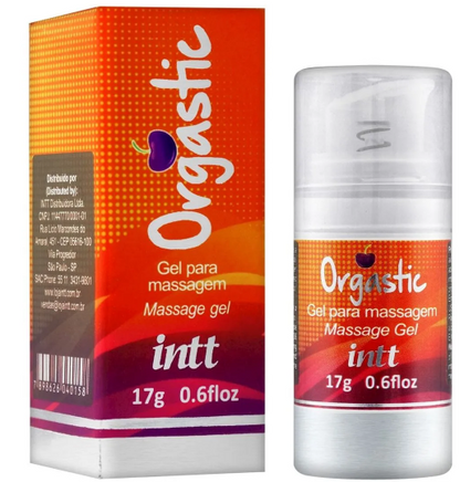 Gel Eletrizante para Massagem Íntima Orgastic 17ml - Intt