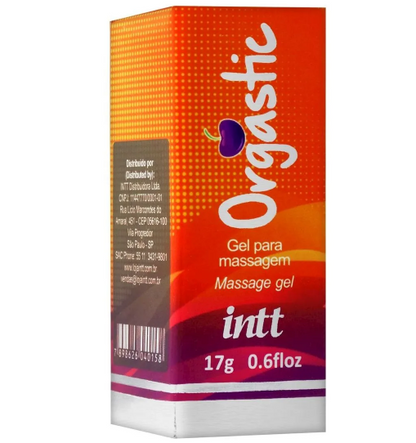 Gel Eletrizante para Massagem Íntima Orgastic 17ml - Intt