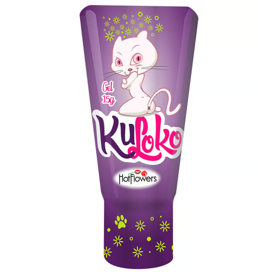 Kuloko Gel Dessensibilizante e Excitante para Sexo Anal 15g - Linha Brasileirinhos Hot Flowers