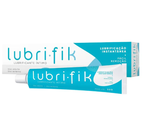 Lubrifik Lubrificante Íntimo à Base d’Água 50g – Suavidade e Conforto para Momentos Íntimos