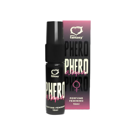 Perfume Phero Aroma Feminino 15ml - Sexy Fantasy - Fragrância Atrativa e Afrodisíaca para Mulheres