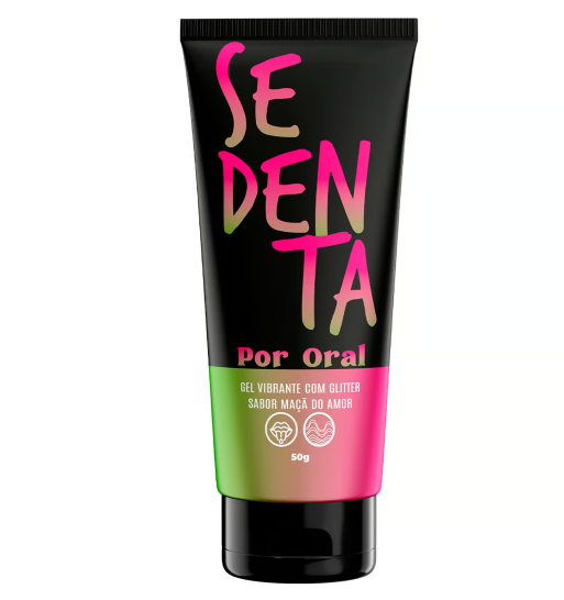 Gel Comestível com Glitter Sedenta Por Oral 50g - Pepper Blend